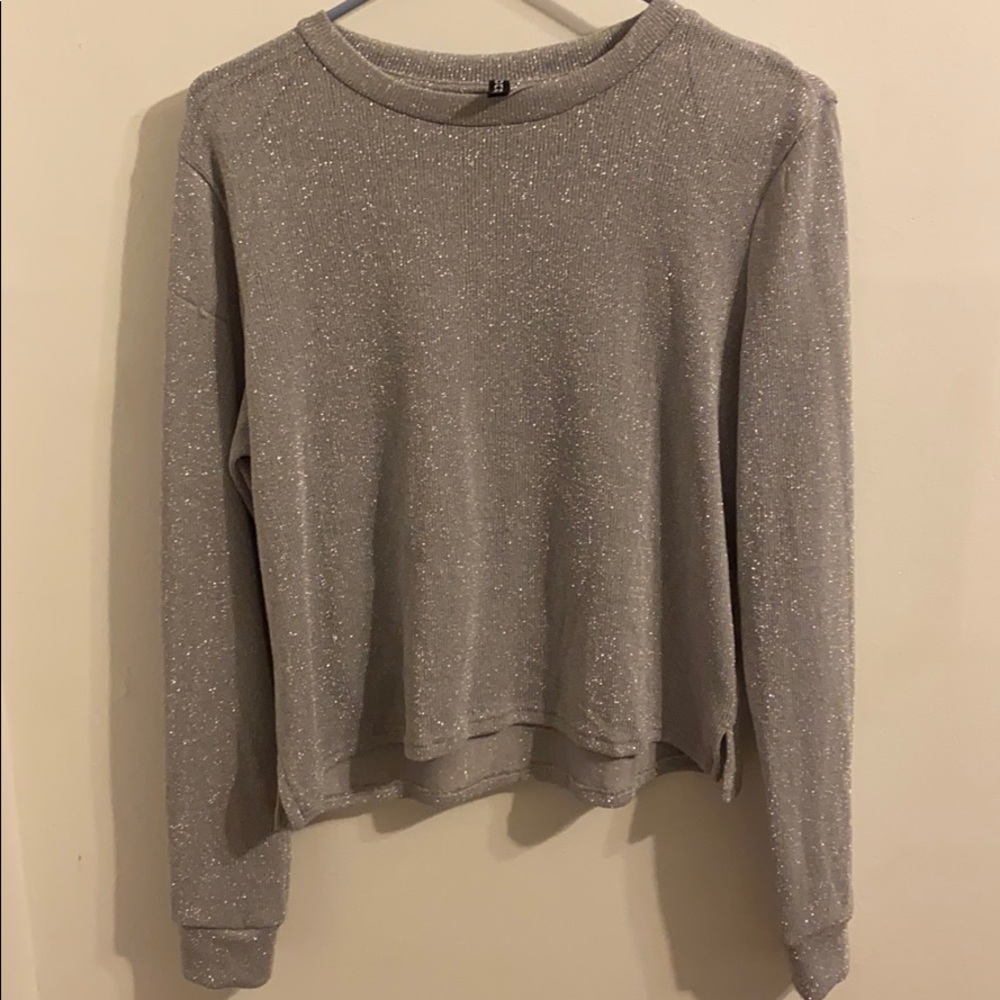 H&M Silver top